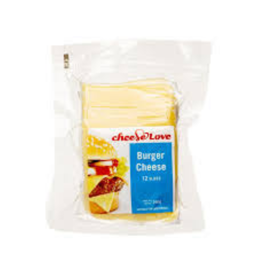 CHEESELOVE CHEDDAR BURGER SLICE 250G